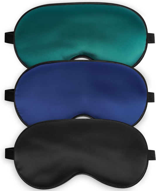 "Ultimate Comfort Silk Sleep Mask for Deep, Restful Sleep - Adjustable Strap, Satin Blackout - Perfect for Men & Women - Multiple Colors Available!"